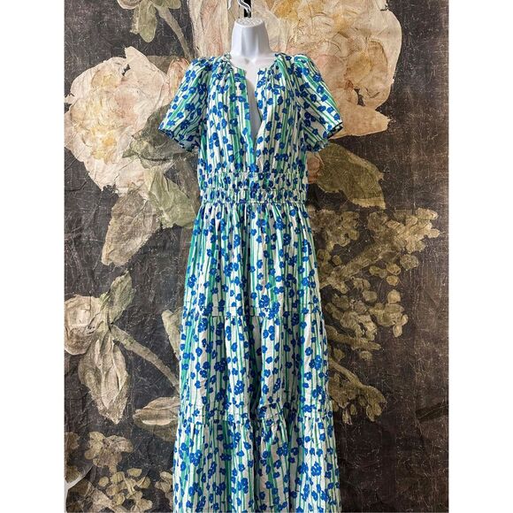 New Anthropologie The Somerset Maxi Dress Size Large - Picture 6 of 8